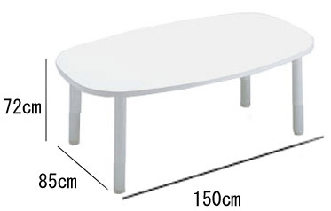 33,950円　ホワイトテーブル　150cm