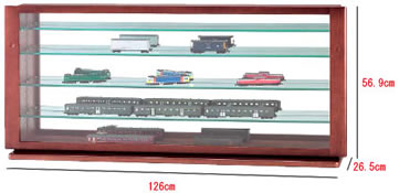 鉄道模型に最適のコレクションケース